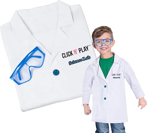 Click N' Play Juego de rol de Science Lab, color blanco