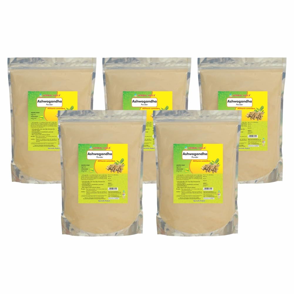 Herbal Hills Ashwagandha Powder 1 kg Pack of 5 (B0BL328GXX) Amazon Price History, Amazon Price Tracker