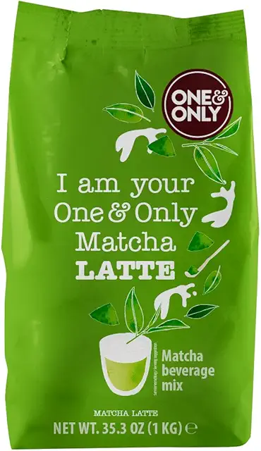 One&Only Matcha Latte Pulver - 1000g Beutel, laktosefrei & mild
