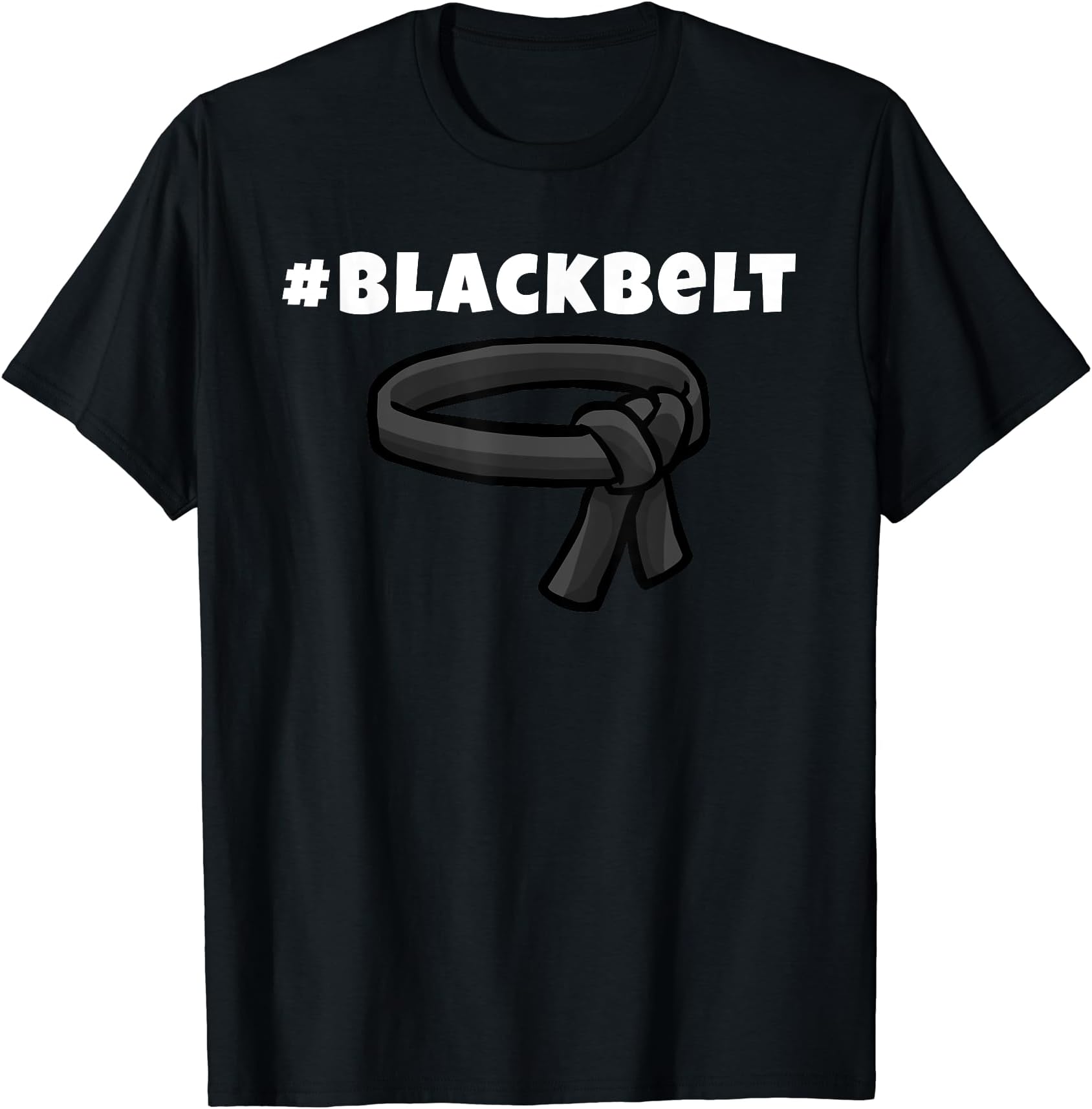LHUMartial Arts Black Belt Karate MMA Boys Girls T-Shirt