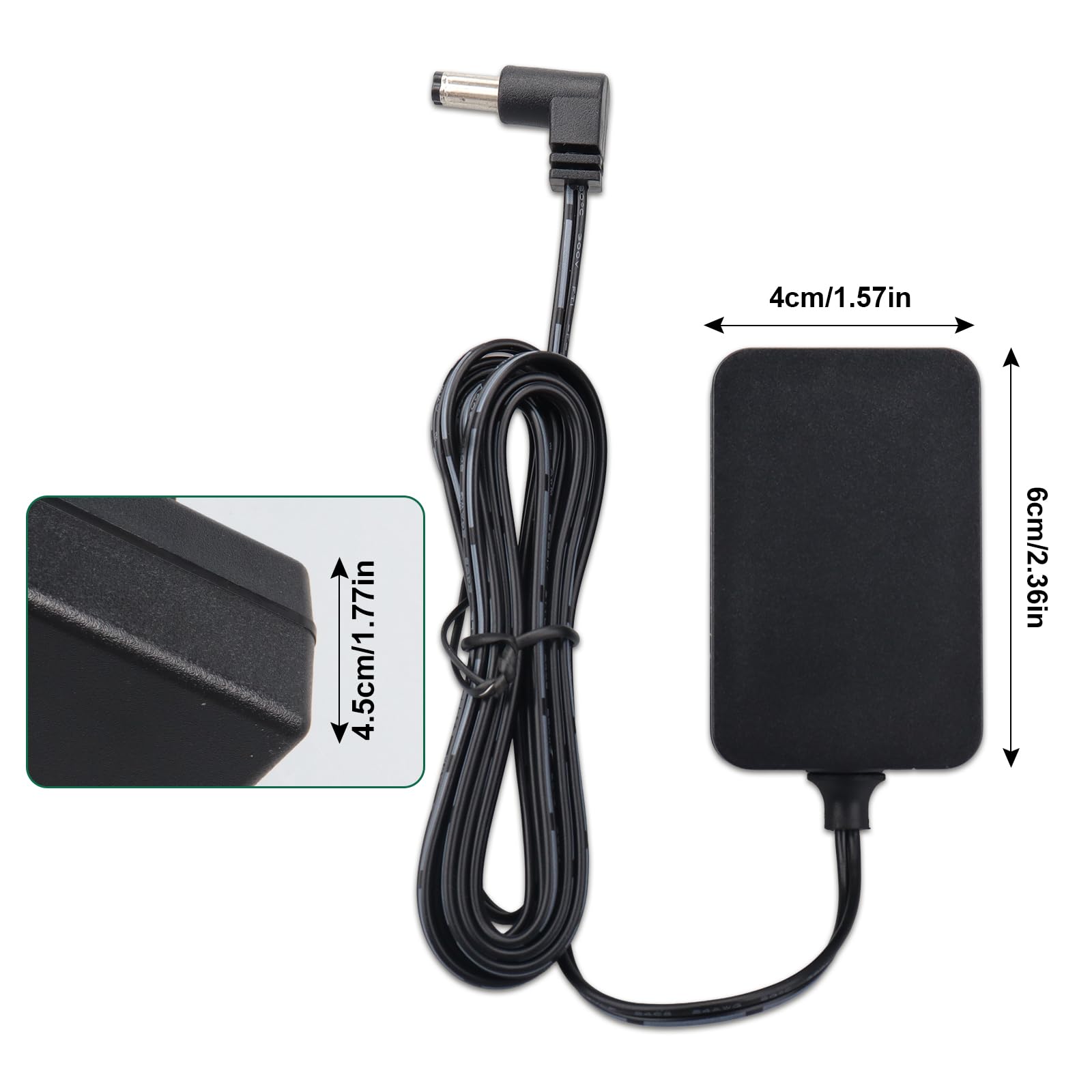 22.5V 0.65A Charger Compatible avec Stihl FSA 45 Débroussailleuses, HSA 45 Taille-haie, BGA 45 Souffleurs à Feuilles, Câble de Charge de Remplacement LK45 14.6W