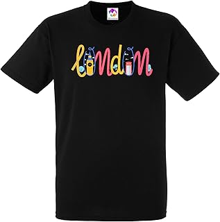 RADIANCE London Big Letter T-Shirt | Bold Typography Graphic Tee | Trendy UK Streetwear | British City Name Print | Casual Unisex Fashion | Cool Travel Souvenir | Modern Urban Outfit | Stylish for London Fans
