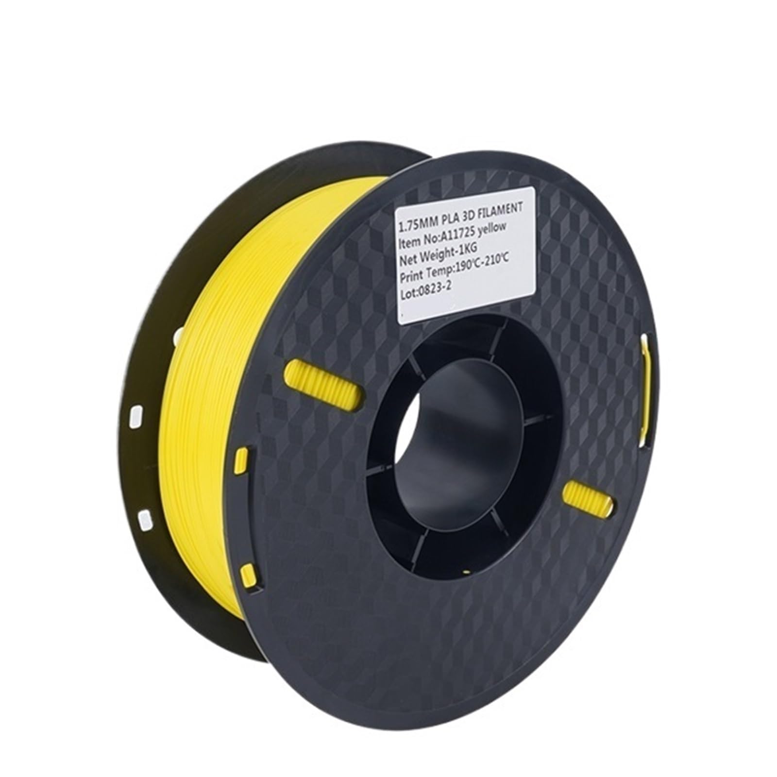 Compatibile Con La Maggior Parte Delle Stampanti 3D FDM, Bobina Con Filamento PLA Da 1,75 Mm E 1 Kg, Materiale Di Stampa 3D Ecologico Degradabile(Yellow)