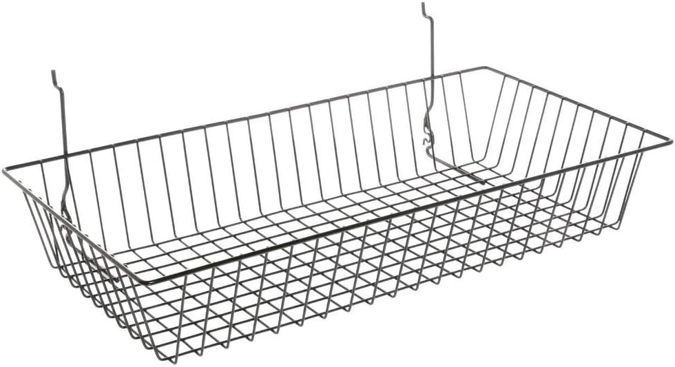 Black Gridwall Baskets 24 x 12 x 4, 16747