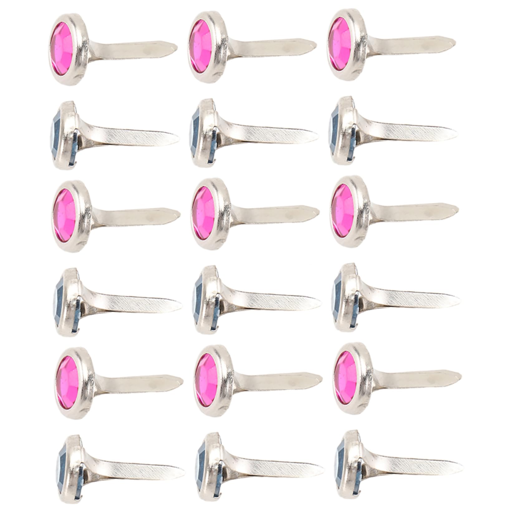 HOODANCOS 100pcs Mini Round Brads Fasteners Durable Metal Paper Fasteners for Scrapbooking and DIY Crafts Random Pastel Colors Easy to Install and Use Random Color