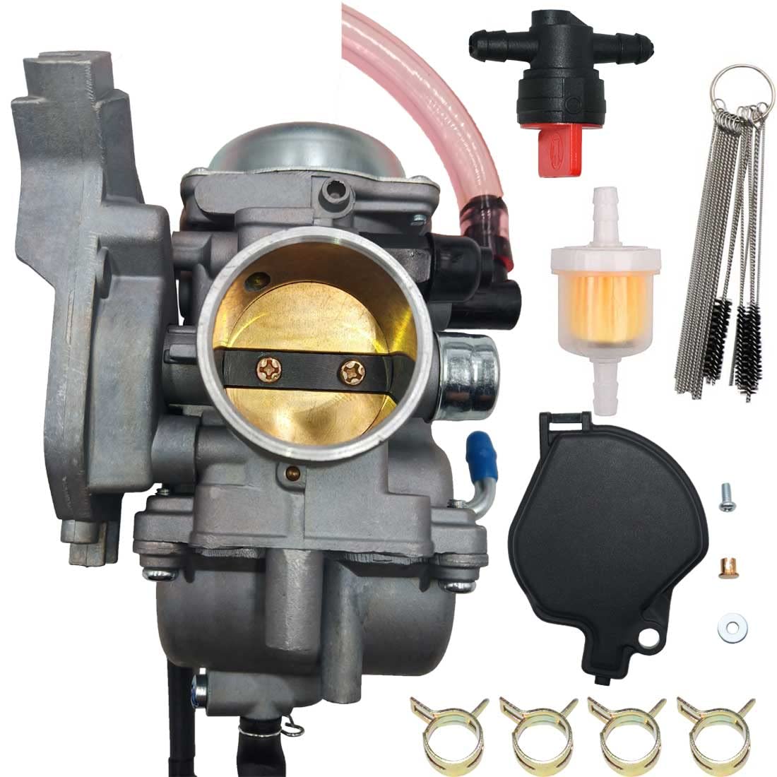 XingLi 0470-454 Carburetor Fits For Arctic Cat 375 400 2x4 4x4 2002-2003 ATV Auto Manual Replaces 0470-454