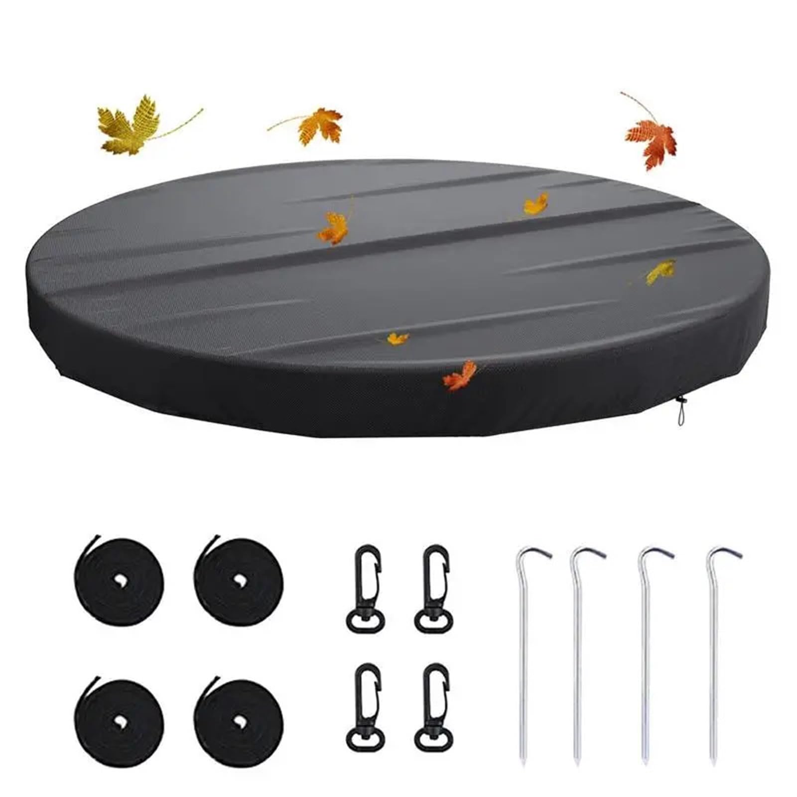 Bâche de sécurité pour piscine hors sol – Couverture imperméable pour piscines gonflables, protection de 3 m pour solutions de sécurité de piscine extérieure