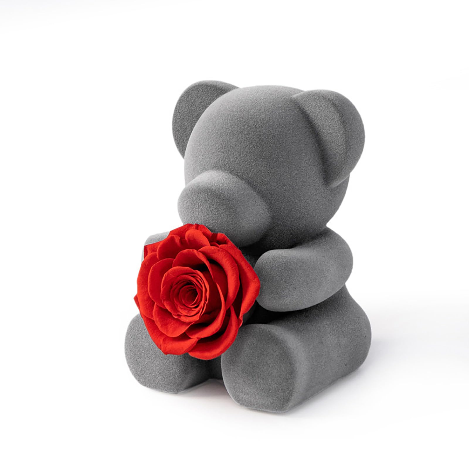 Ours en roses éternelles Dollar Bear rouge pour cadeau de Noël