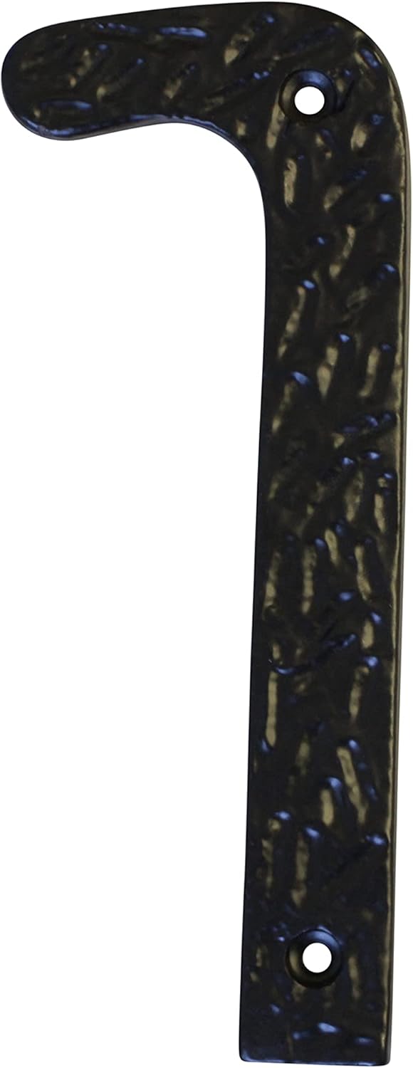 RCH Hardware 830I-BLK152 Decorative Solid Cast Iron 6 Tall House Address Letter I, Matte Black Finish, Matching Screws Included, 6 Inch-I