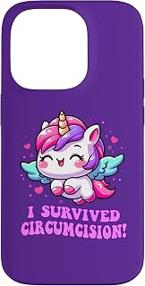 I SURVIVED CIRCUMCISION Baby Unicorn Embarrassing Unhinged Case for iPhone 14 Pro