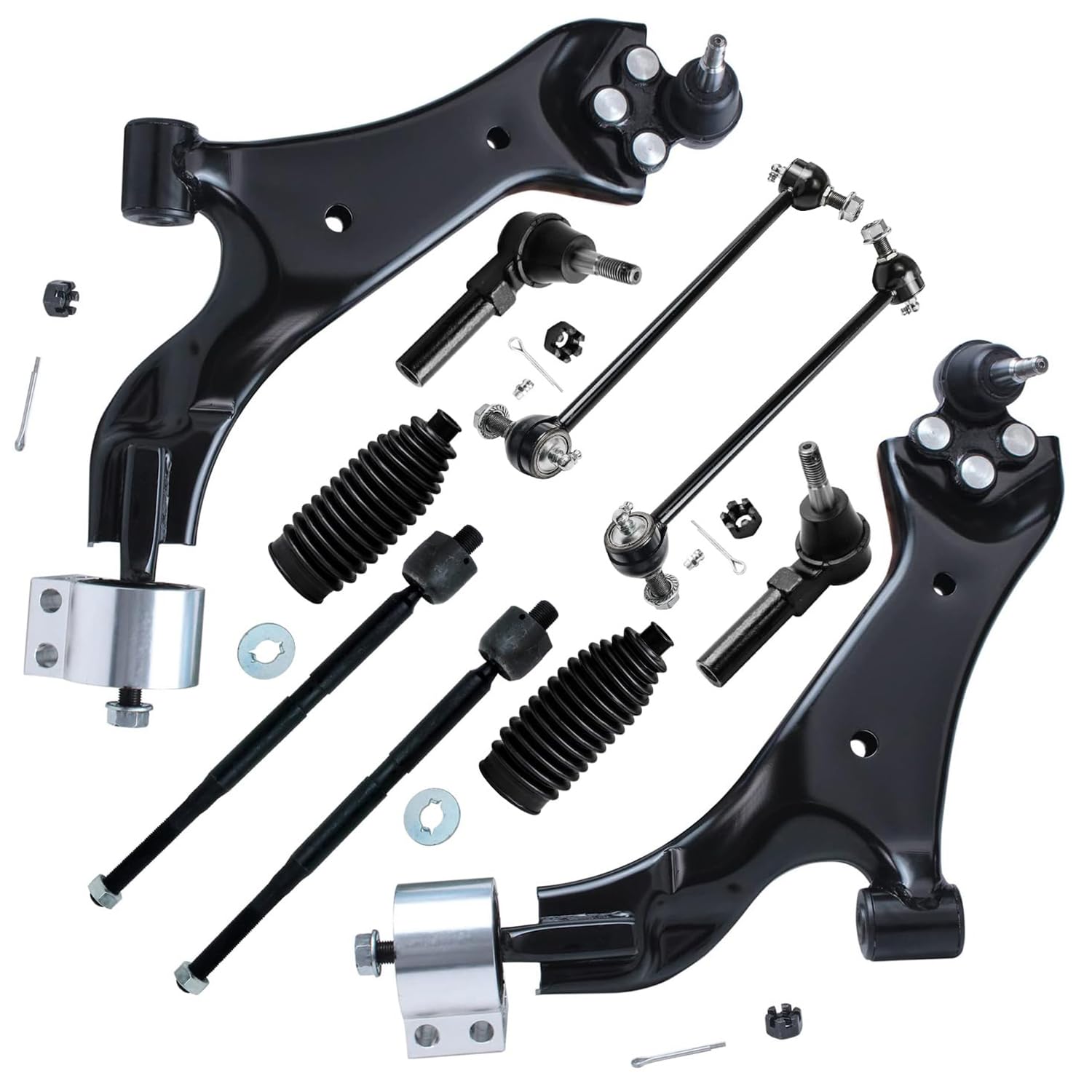 Detroit Axle - 10pc Front End Suspension Kit for 2008-2009 Saturn Vue