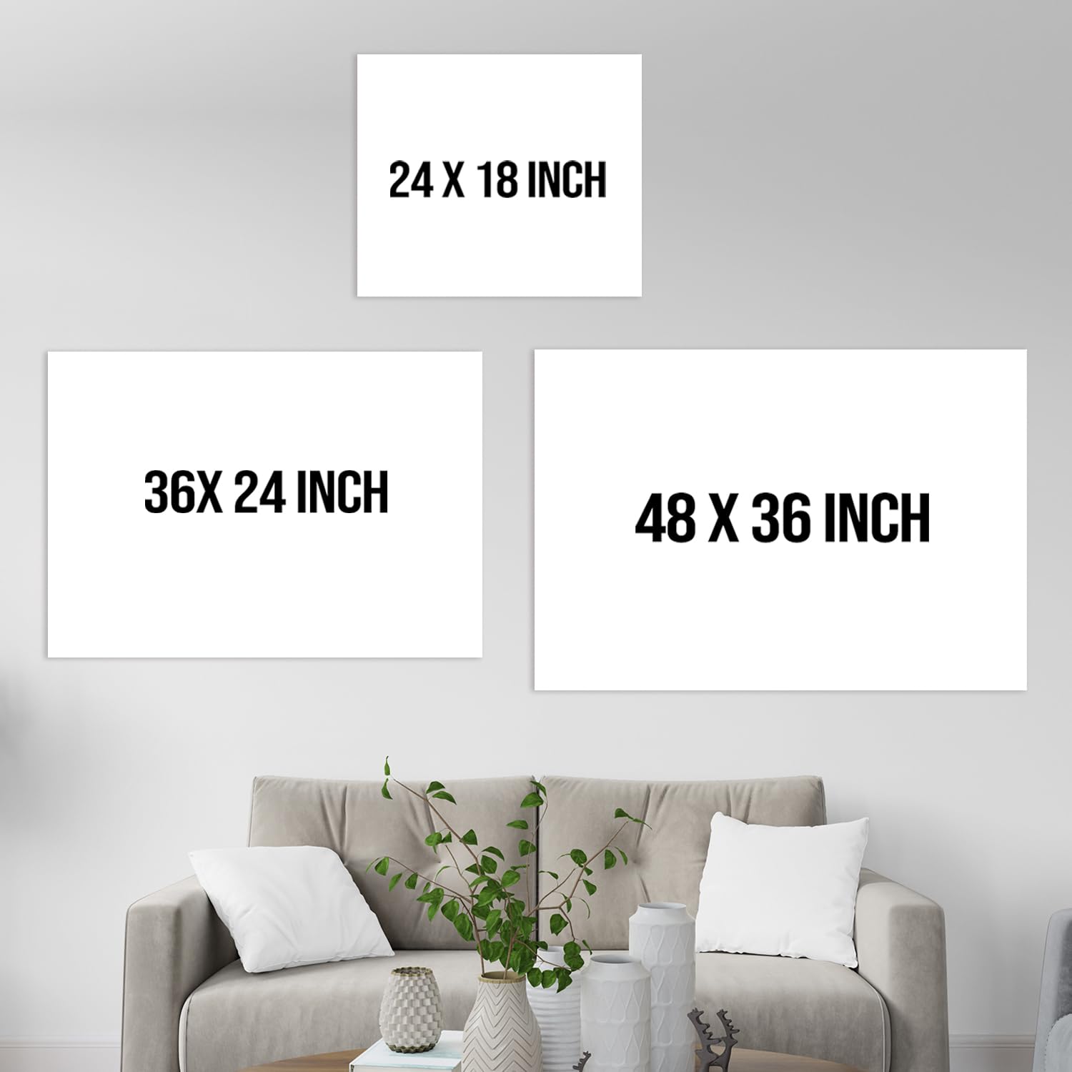 PAPER PLANE DESIGN Canvas Floral Wall Art: A Symphony of Nature's Elegance Wall Art Large Size Canvas Framed Paintings For Living Room Office,Caffe,Restaurant,Home Decor. (18 x 24 Inches, D) 4
