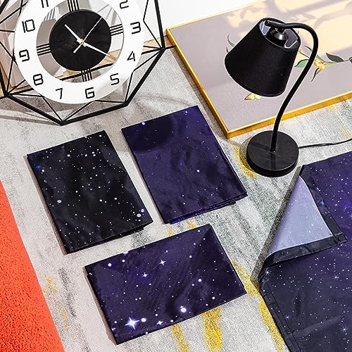 Image of ROCEEI 4 Pcs Fluorescent Light Covers for Ceiling Lights, 4 x 2 Feet, Magnetic Light Covers for Classroom Office Home School Ceiling Decor(Starry)