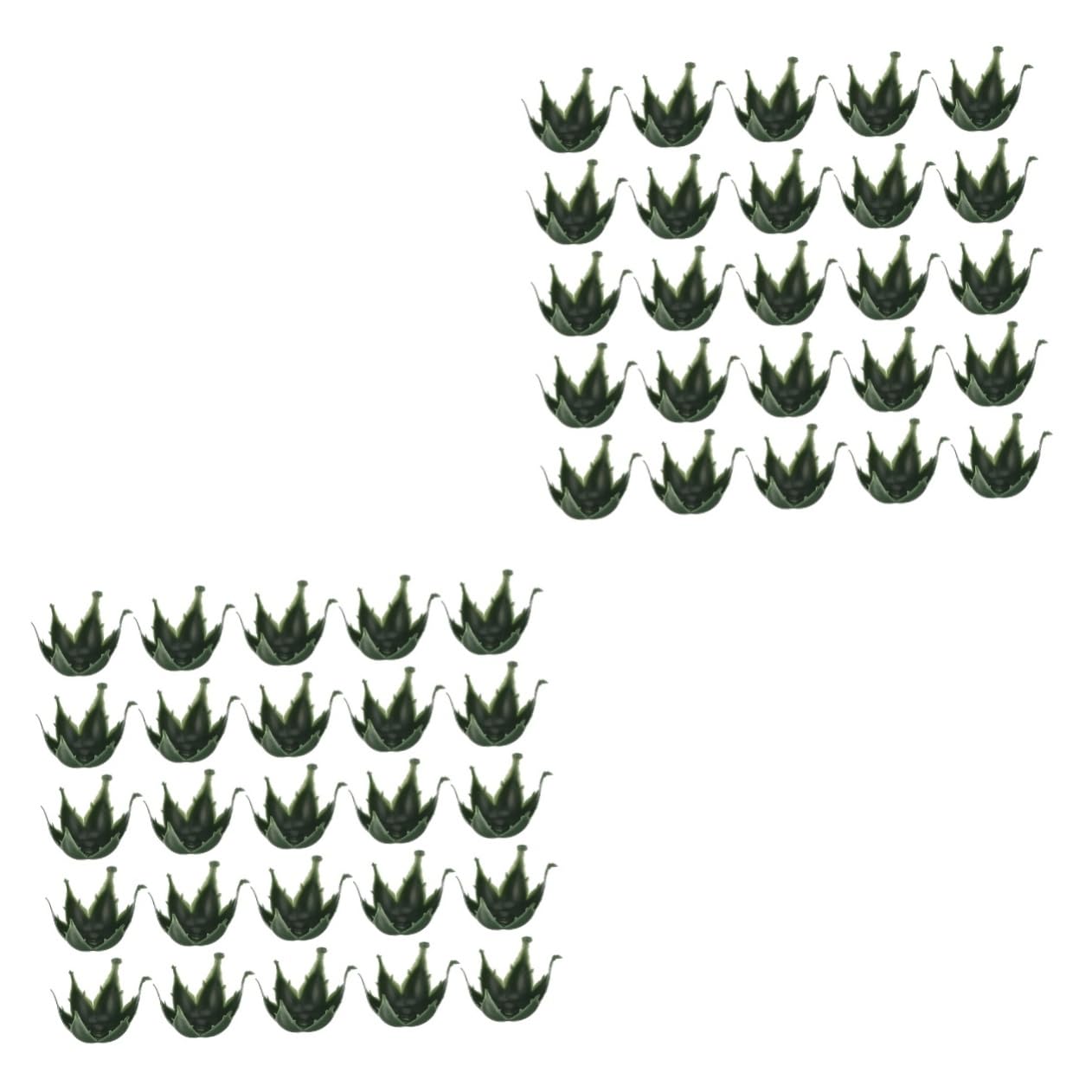 STOBOK 2 Sets 50pcs Receptacle Bouquet Plastic Accessories