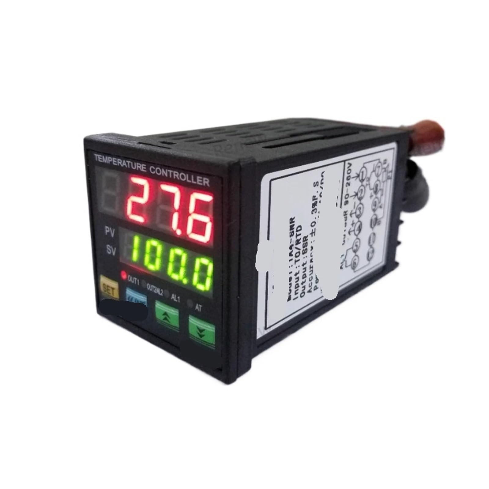 visualización de control automático de temperatura digital Tc Rtd Entrada Pid Ajuste Relé de salida Termostato Medidor driver