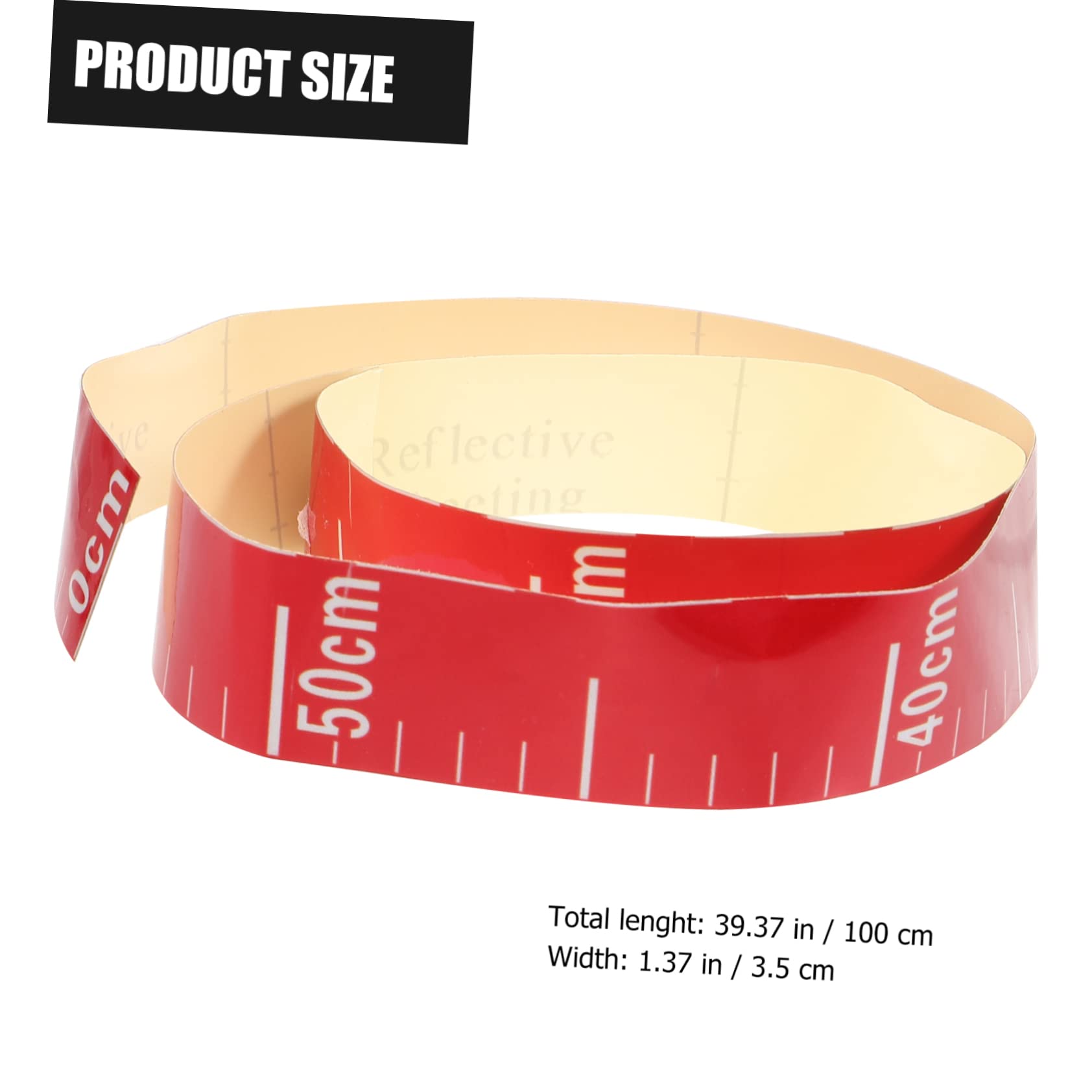 Veemoon Practical Water Level Indicator Self-adhesive Sticker for Pool Accessories and Easy to Read