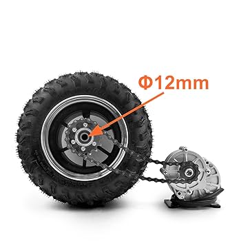 Amazon | デュアル10インチクロスカントリーホイール350 W