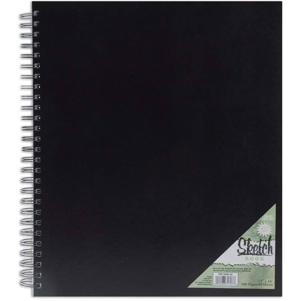 Pro-Art Sketch Book 11"X14", 80 Sheets