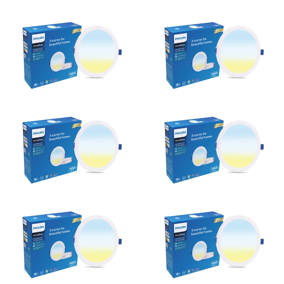 Philips 10W LED Ceiling Light - 3-in-1 Color Options -11