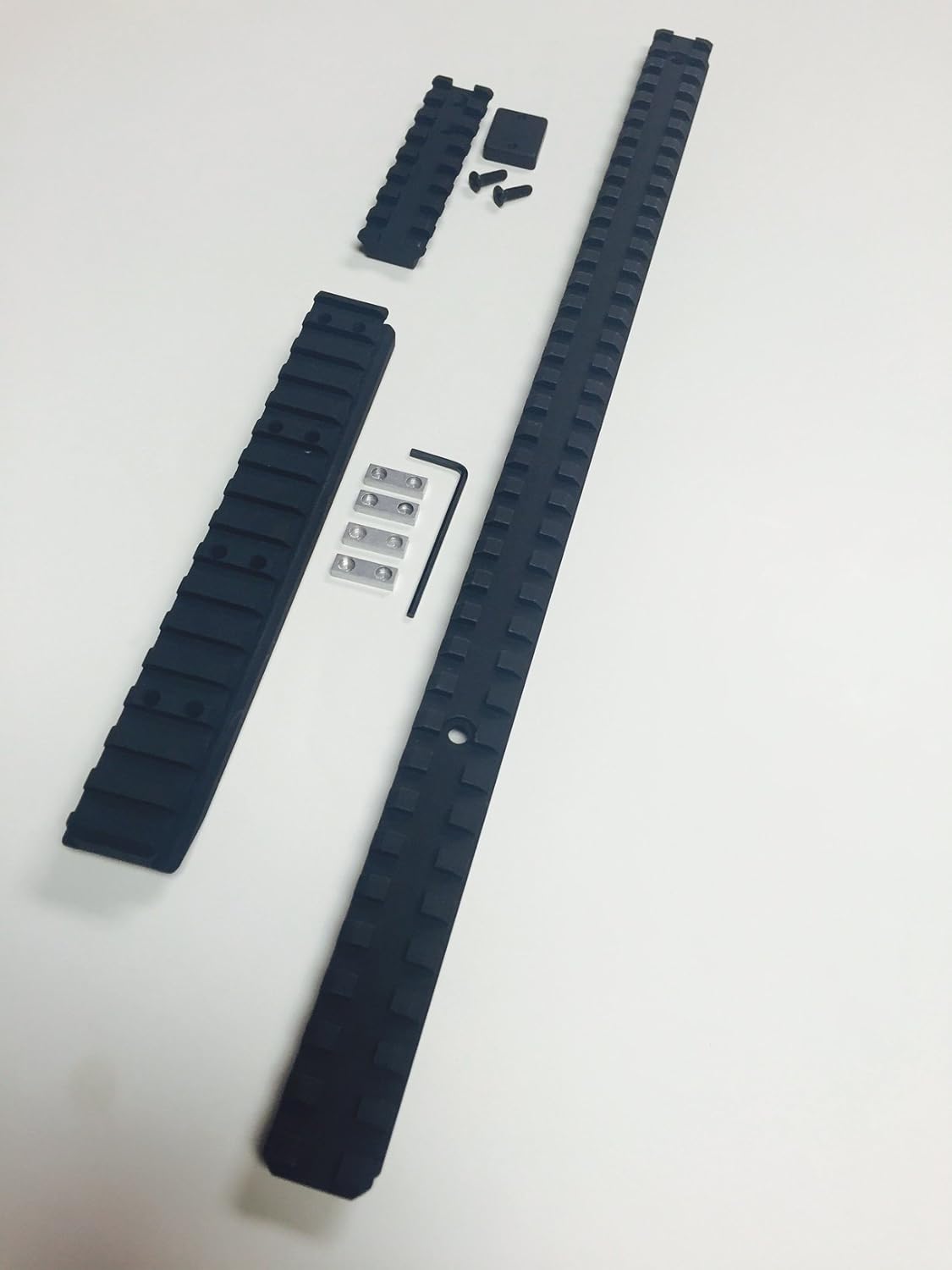 Kel-Tec KSG Upgrade Rail Combo Kit. Includes Extended Precision Upper Rail, Mini Angle Rail + Extended Lower Billet Picatinny Rail - by Hi-Tech Custom