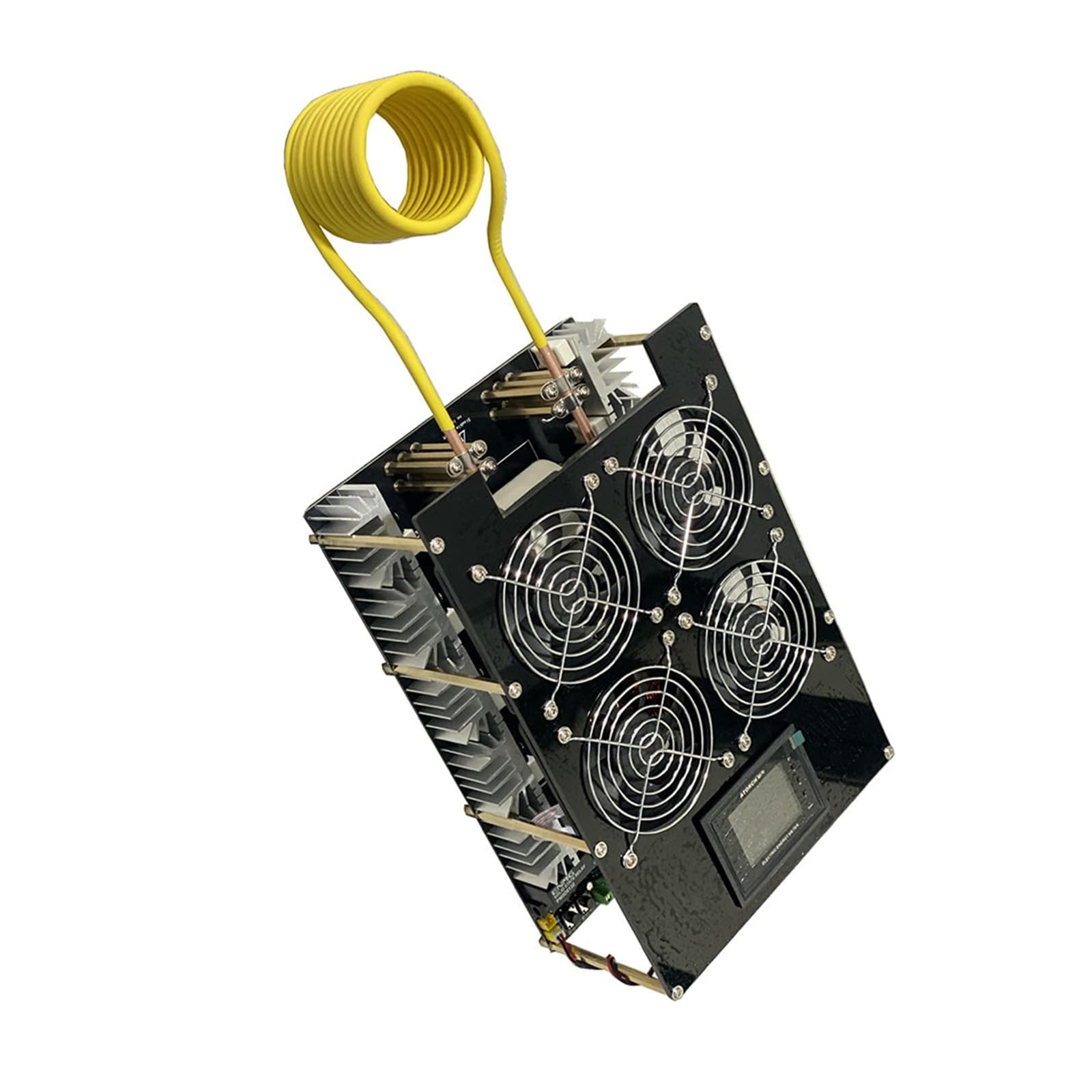 Nagrzewnica indukcyjna, 5000W ZVS nagrzewnica indukcyjna nagrzewnica indukcyjna płytka drukowana maszyna grzewcza stopiony metal + cewka + pompa(70ml crucible)