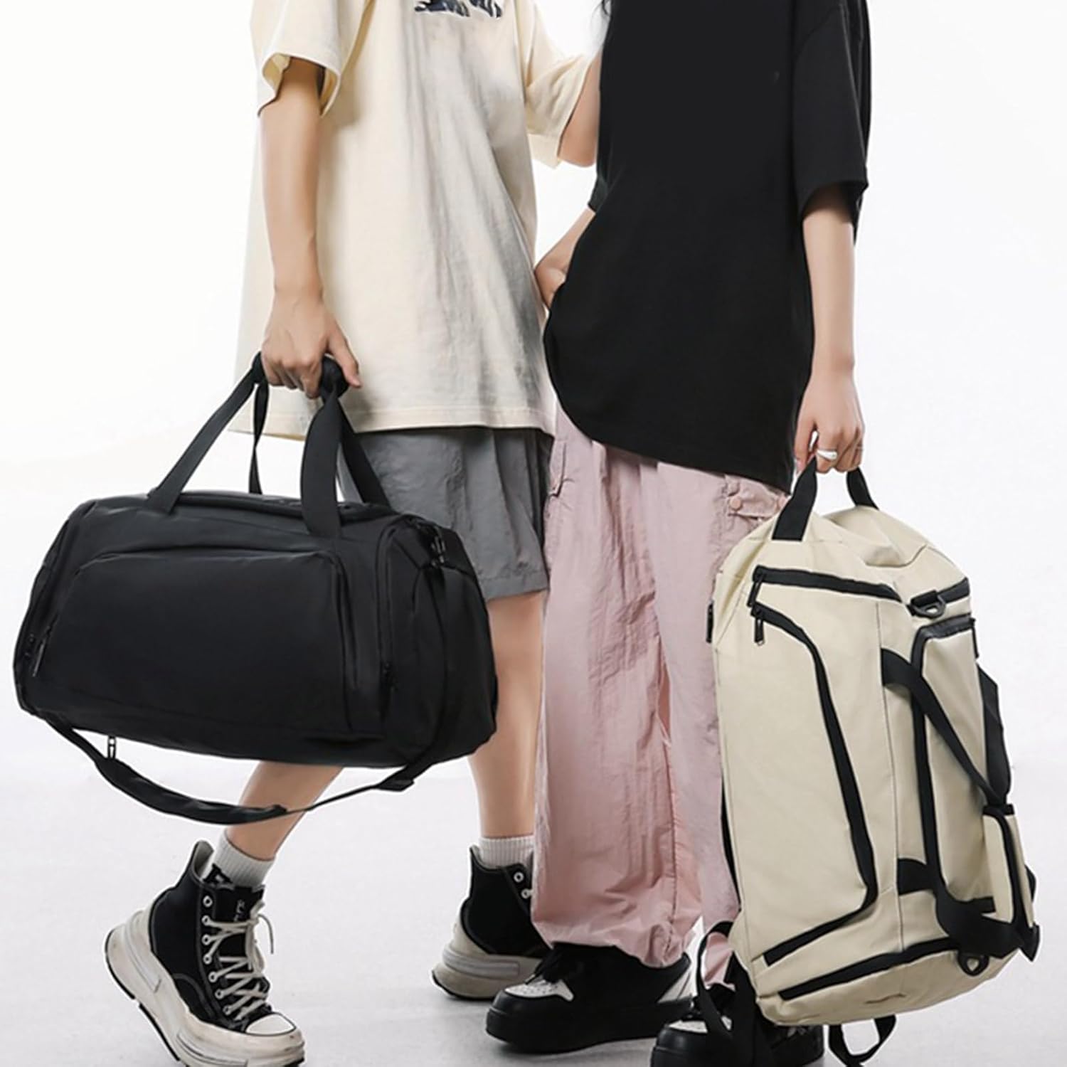 Ubxvamm フィットネスバッグ ジムバッグ トラベルバッグ カジュアルバックパック スポーツバッグ 出張バッグ ショルダーバッグ