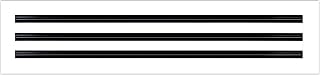 26x6 Modern AC Vent Cover - Decorative White Air Vent - Standard Linear Slot Diffuser - Register Grille for Ceiling, Walls & Floors - Texas Buildmart