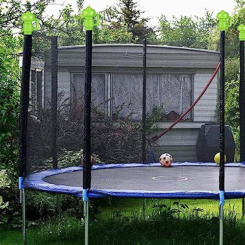Capuchon de poteau trampoline vert contre usure filet protection - 5