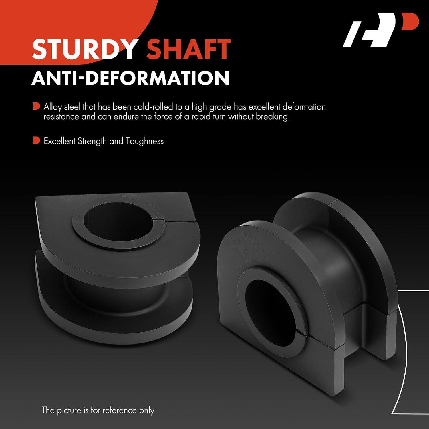 A-Premium 2 x Front To Frame Sway Bar Bushing Kit, Compatible with Chevrolet Tahoe, Blazer, Astro & GMC Yukon & Cadillac Escalade ESV EXT & Hummer H2 & Isuzu Hombre