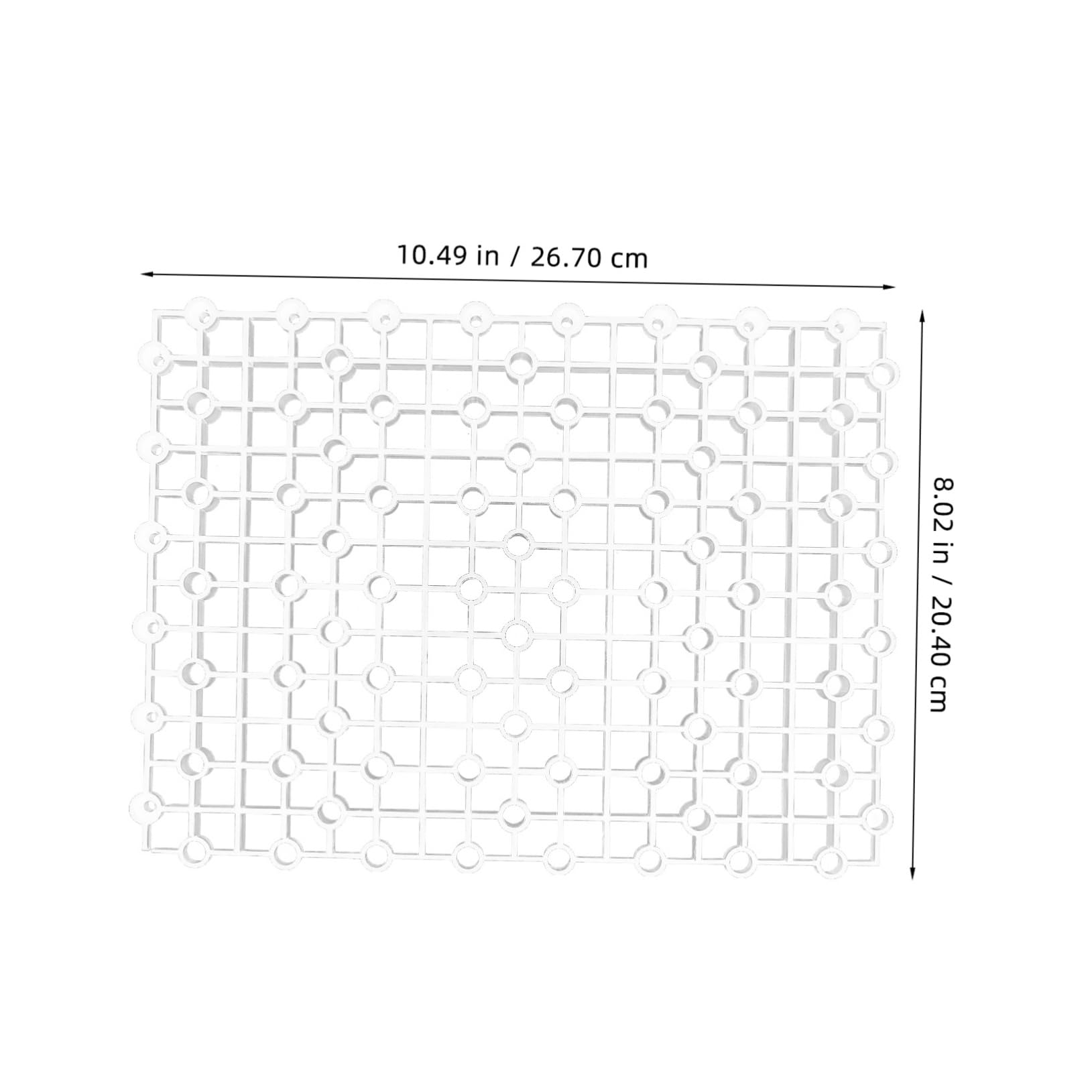 COLLBATH 4stücke Teiliges Fisch Tank Bodenfilterplatte Wiederverwendbare Aquarium-trennplatten Mit Atmungsaktivem Design Für Effektive Wasserzirkulation Und Dekoration