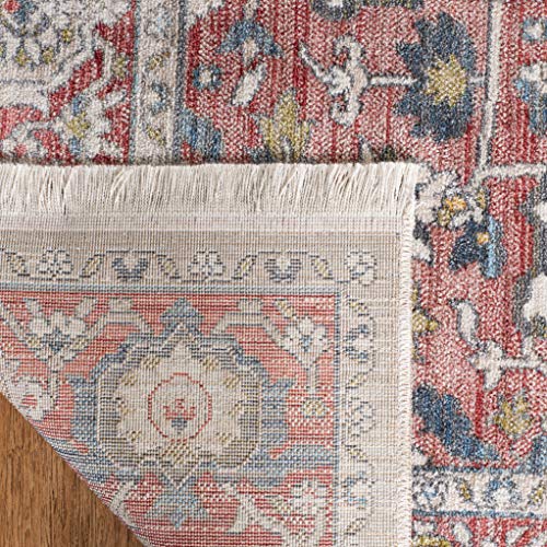 Safavieh Vintage Perzische Collectie VTP479A Distressed Oosterse Ruimte tapijt, 4' x 6', rood/ivoor - Afbeelding 5