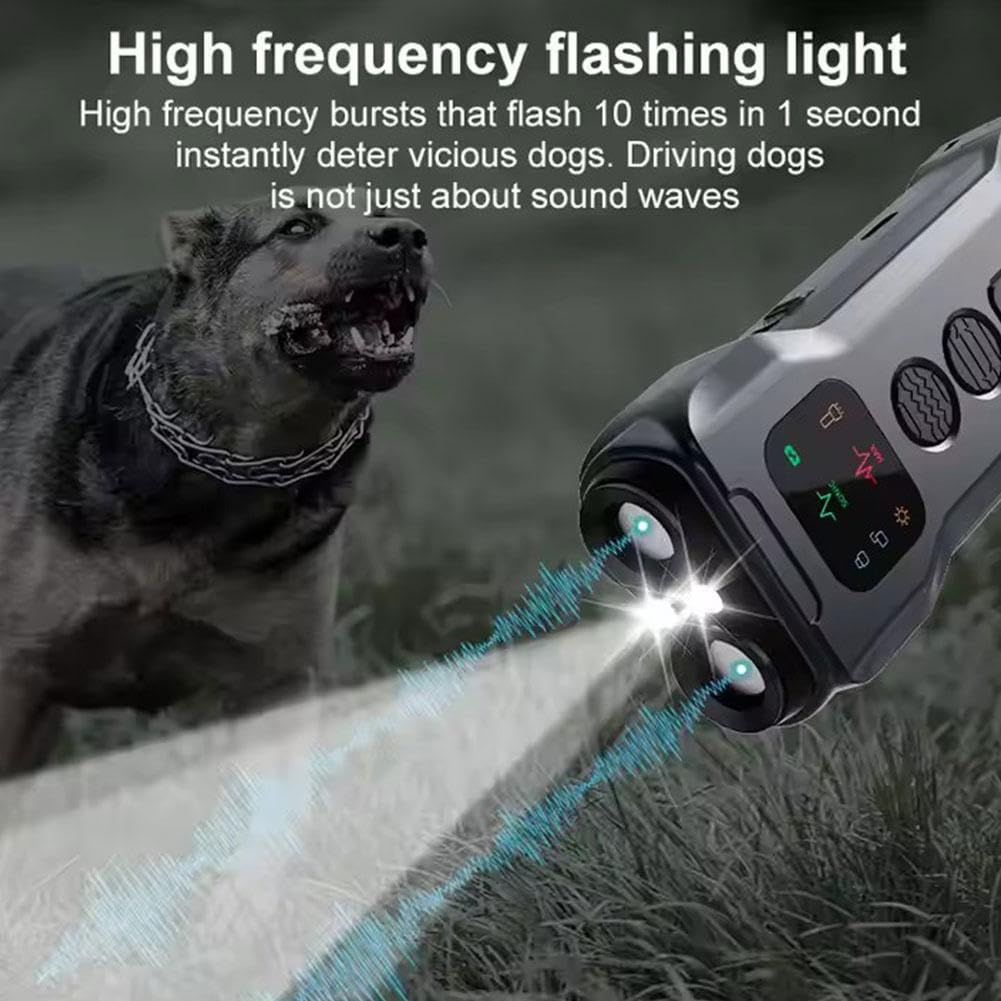 Protector de ladridos para perros, dispositivo antiladridos para perros ultrasónico con control de largo alcance, dispositivo de control de ladridos de perro, dispositivo disuasorio de