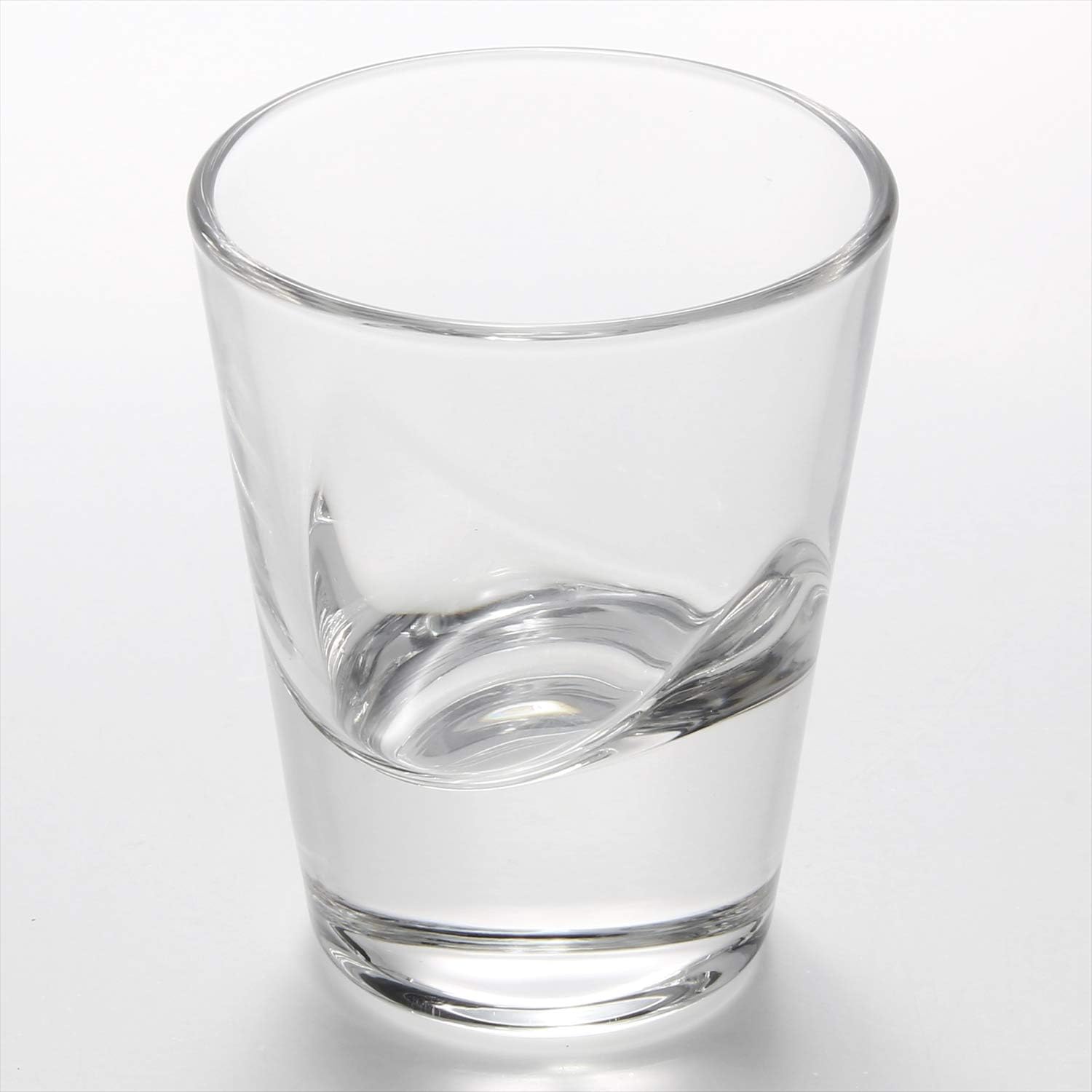 Vetri IB-55 Shot Glass, Clear, 2.7 fl oz (80 ml), "Rialto" Mini Glass, Pair, Comes in a Presentation Box