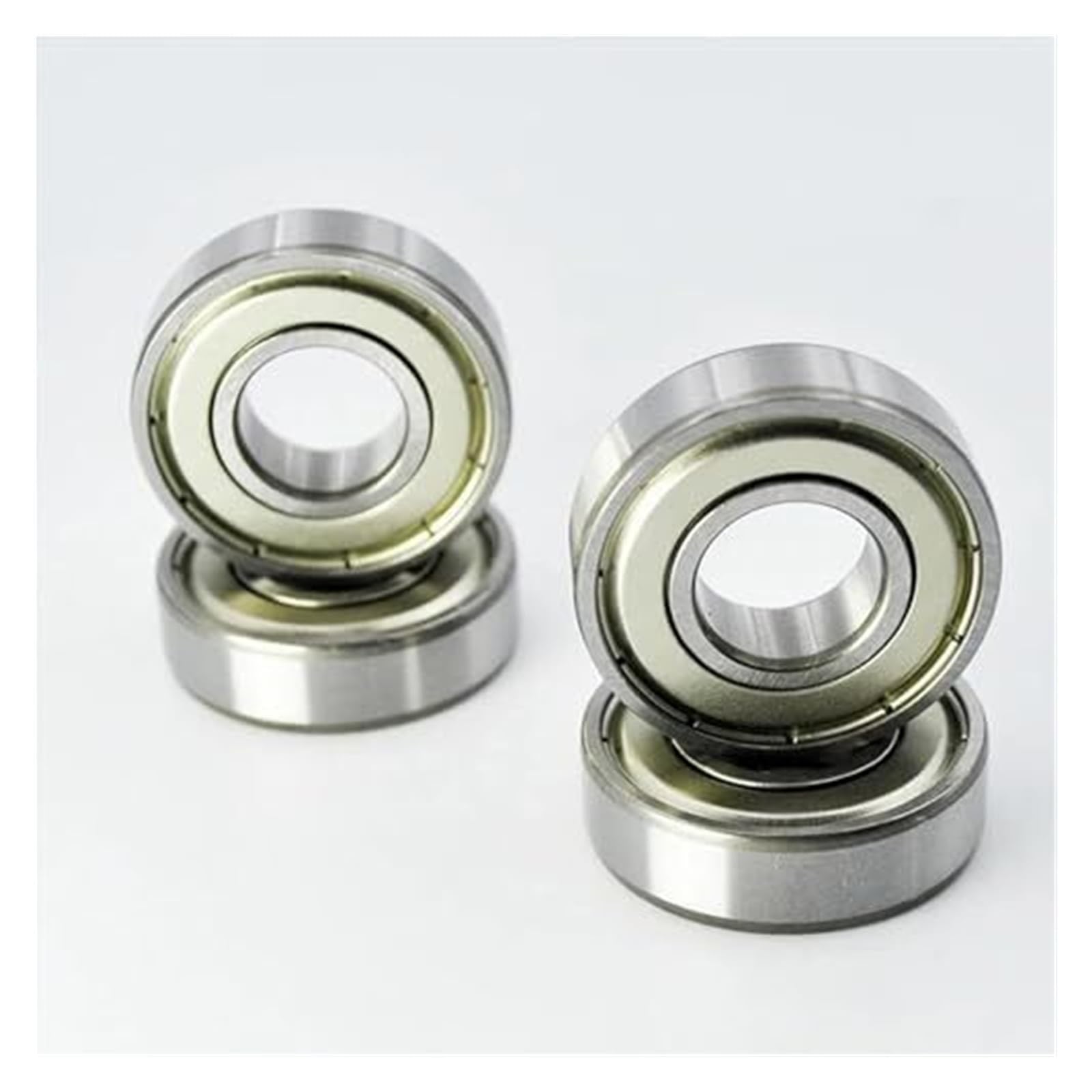 10 szt. Łożysk kulkowych poprzecznych 6001 2RS ZZ, ABEC 5, 12 x 28 8 mm, stal chromowana(6001 2RS Premium)