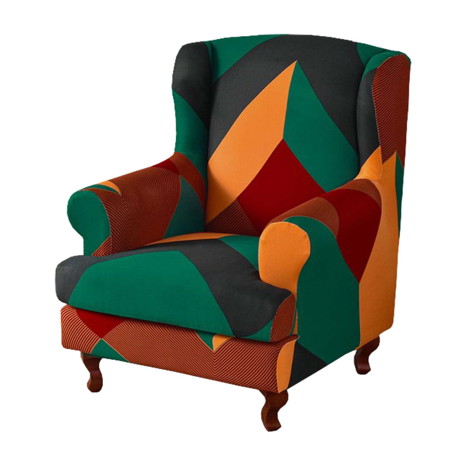 Housse fauteuil à oreilles lavable pour rénover un siège usé