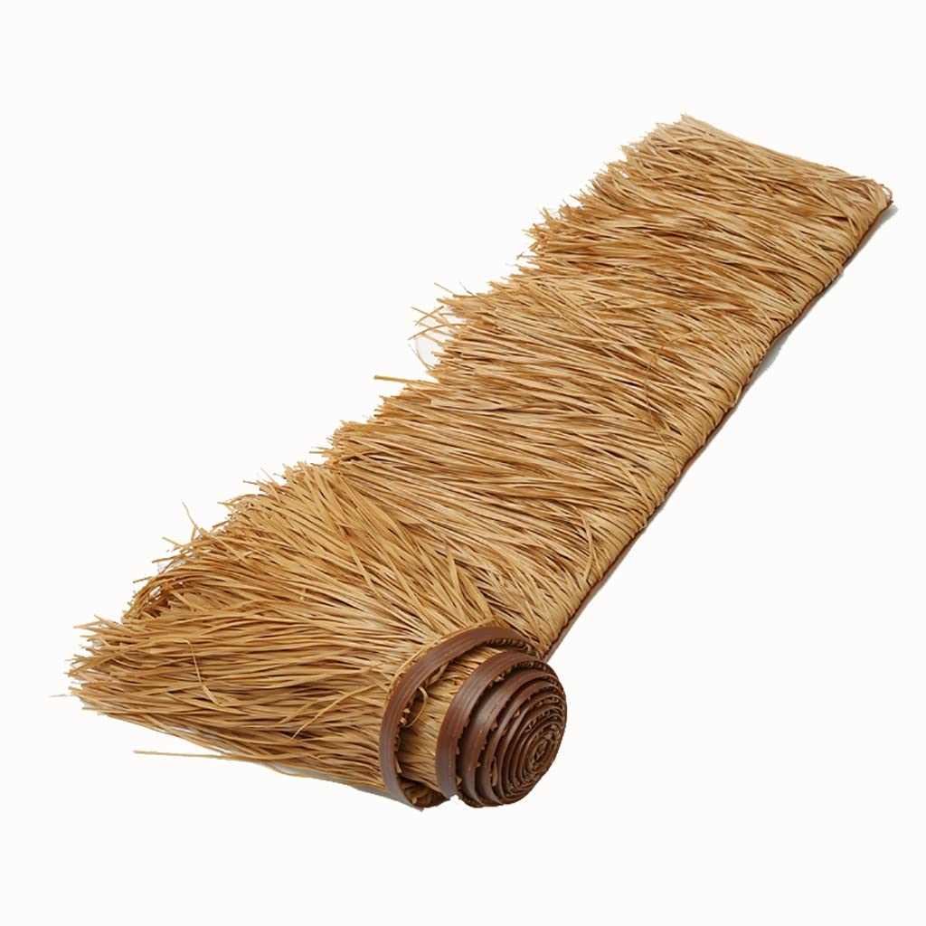 Paille de palme synthétique durable anti-feu pour tiki bar