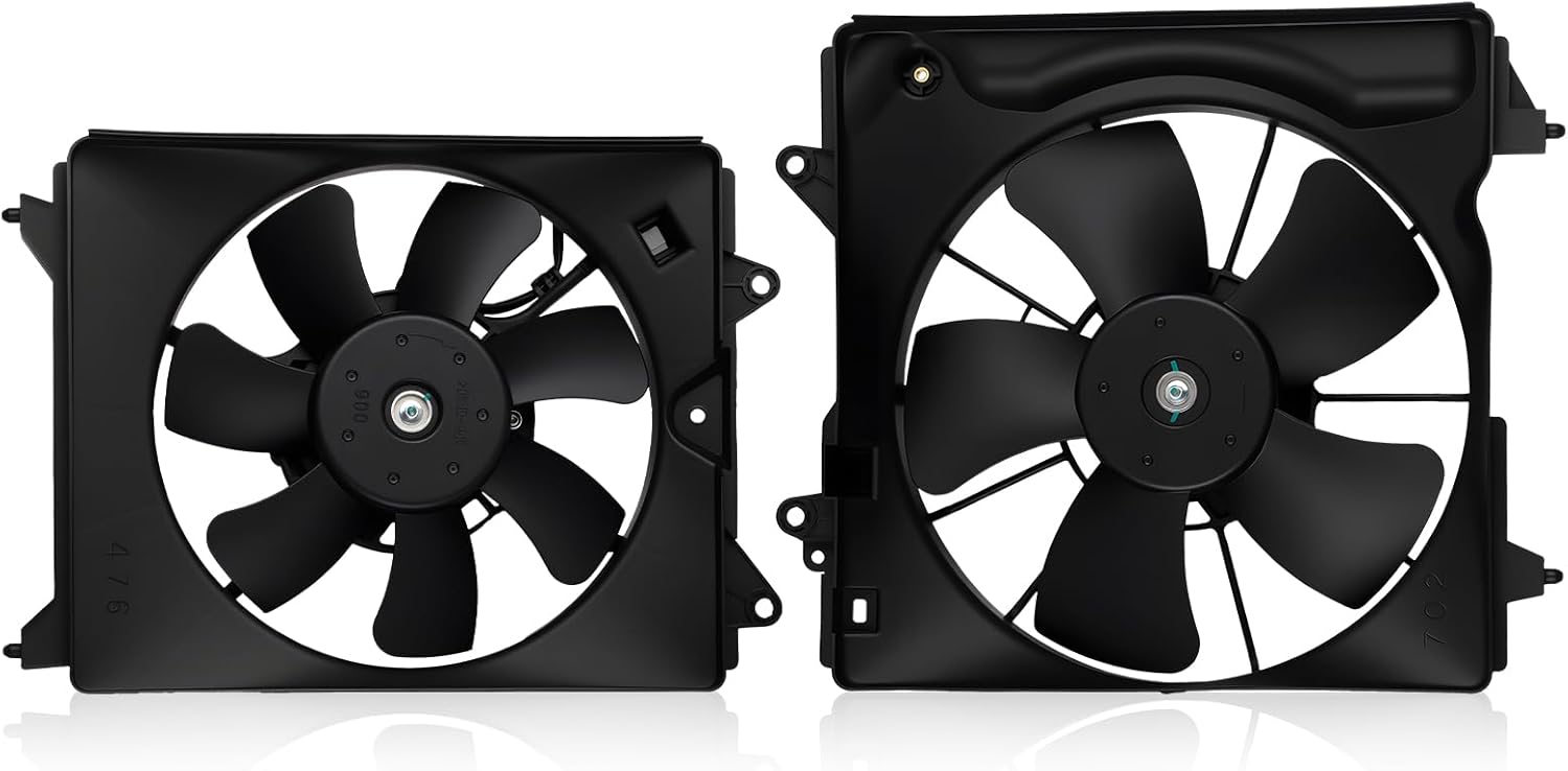HO3113139 Radiator Cooling Fan Fit for Honda HR-V 1.8L 2016-2018 Replacement Radiator Fan Assembly HO3113137 19015-51B-H01 1901551BH01 1901551BH01PFM 19020RSAG01 386165R1003