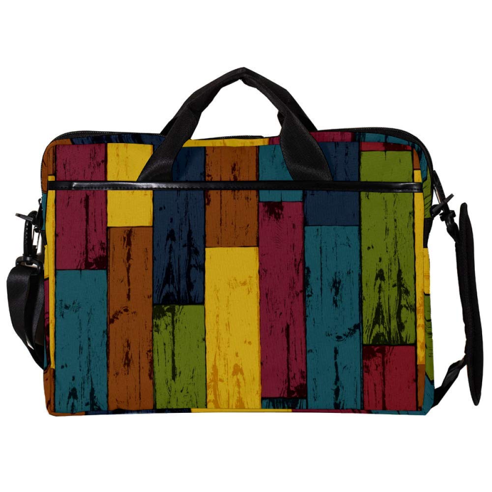 Bolso de portátil de 14 a 15 pulgadas antichoque con madera rígida 6