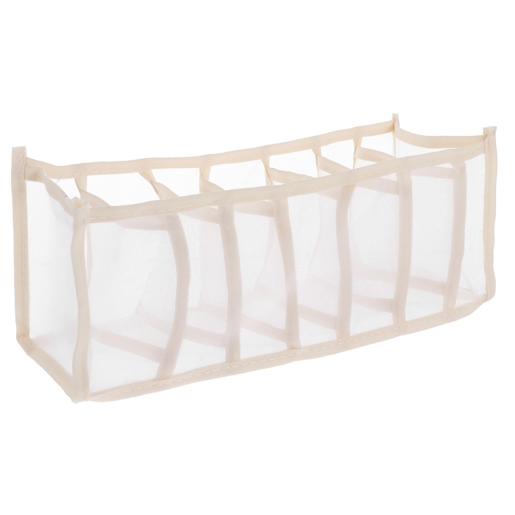 Bac de rangement beige 7 grilles HANABASS pour organiser le dressing