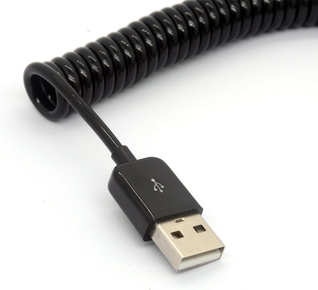 Weekly Top Sale BSHTU Mini USB Cable Spiral Coiled USB 2.0-A to Mini-B 5-Pin Data Sync & Charger Lead Connector(3 Meter) Flash Deals - 70% OFF BSHTU Mini USB Cable Spiral Coiled USB 2.0-A to Mini-B 5-Pin Data Sync & Charger Lead Connector(3 Meter)