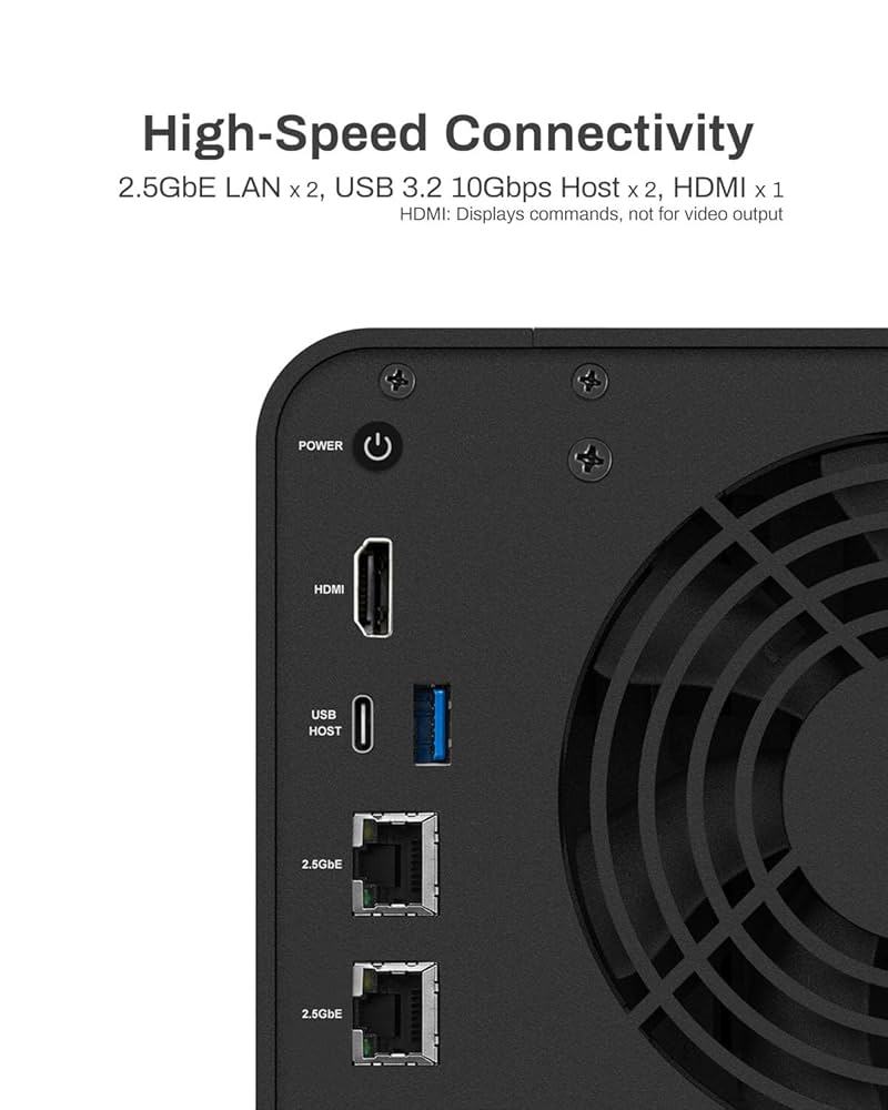 TERRAMASTER F4-424 Pro NAS - 4Bay Core i3-N305 8-rdzeniowy 8