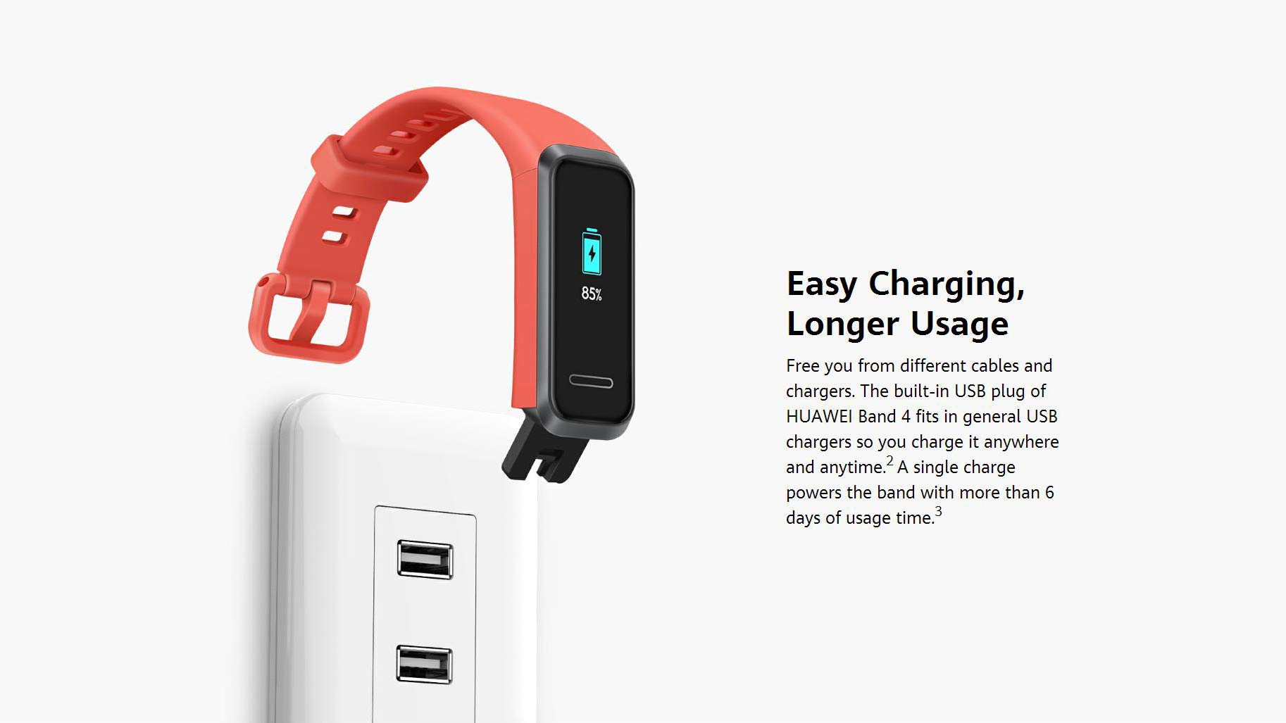 HUAWEI Band 4 Bracelet connecté Noir