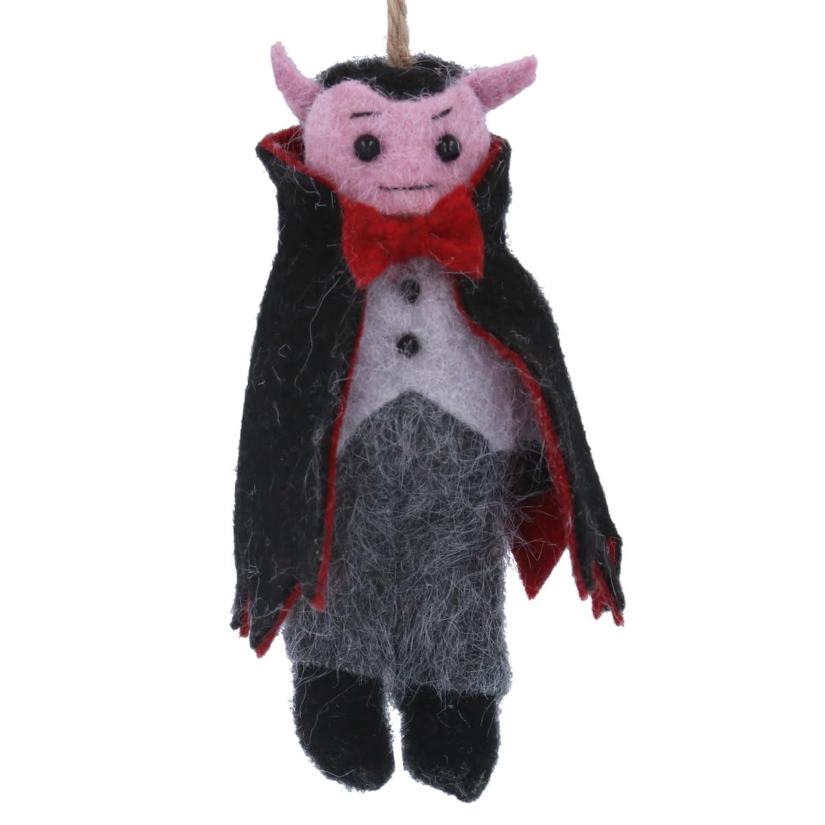Gisela Graham Multicolor Felt Dracula Halloween Decoration