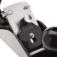 Vista 2 de Yaxa Basics Cepillo Manual de Carpintería - Cepillo de Banco Ajustable No.4 con Hoja de 2 Pulgadas para Alisar Madera, Gris/Negro