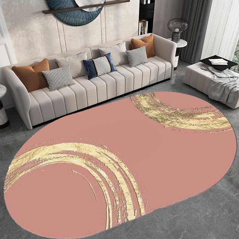 Alfombra moderna abstracta de felpa suave que aísla el frío del dormitorio