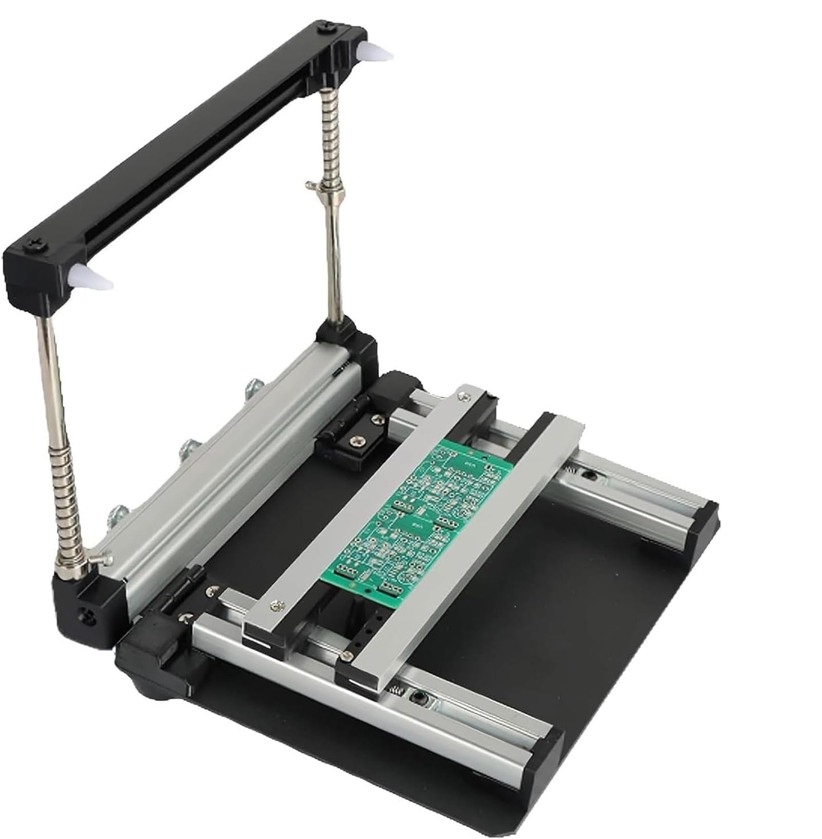 GZKDKZB Screen Printing Tool Set - PCB Stencil, SMT Manual Printer, Solder Paste Table & Brush for DIY Projects and Professional Use