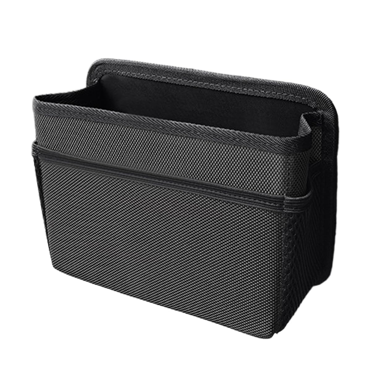 GAOLAOSY Car Trash Can, Foldable Waterproof Leather Trash Bin Garbage Organizer, Multi-Pocket Mini Hanging Storage Container, Universal Auto Interior