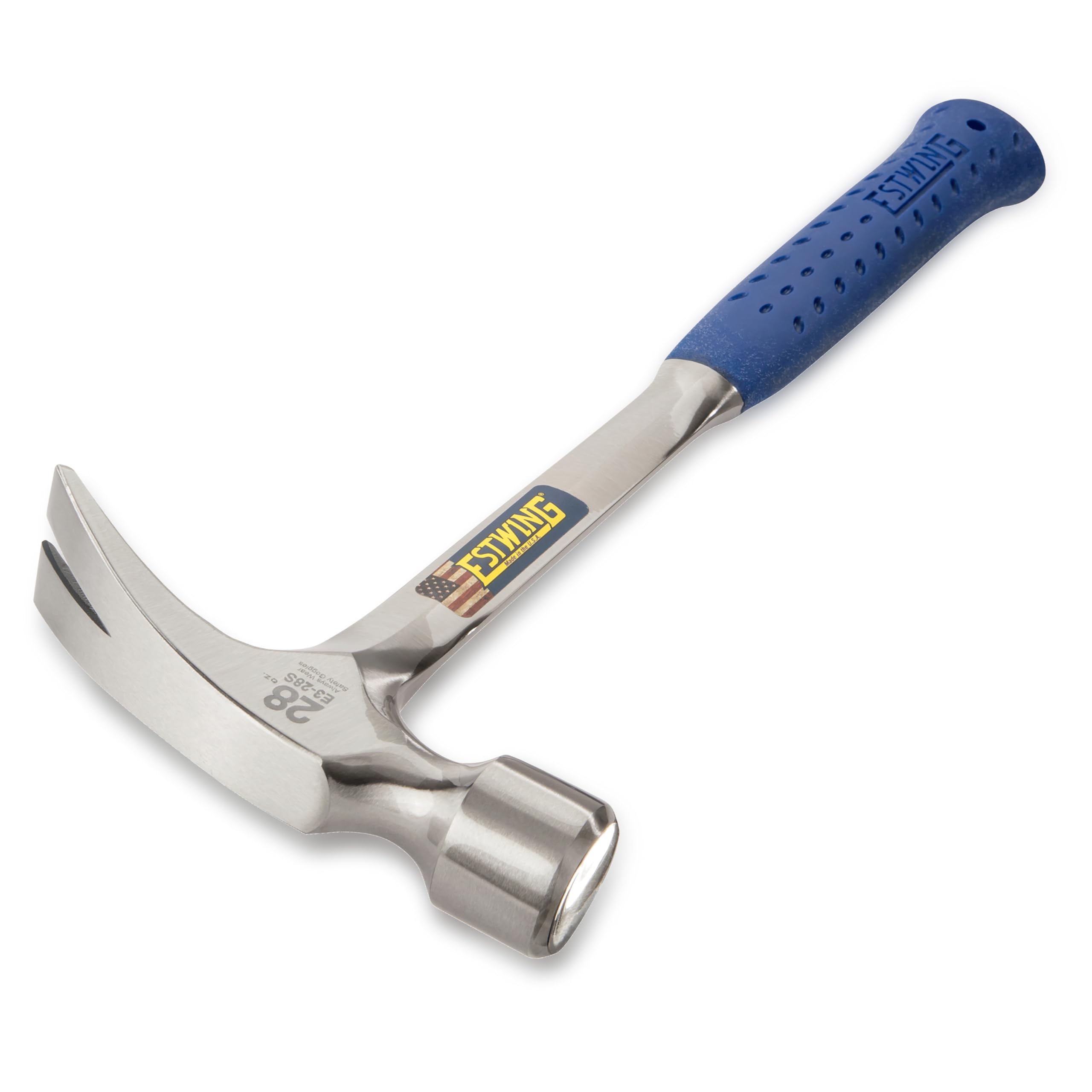 Estwing E3/28s Marteau à panne fendue Manche en vinyle 795 g (Import Grande Bretagne)