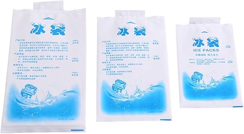 Miniatura 6 de 10 bolsas de hielo reutilizables de gel para alimentos, uso médico e industrial, paquetes de hielo de larga duración para envíos, viajes y más,