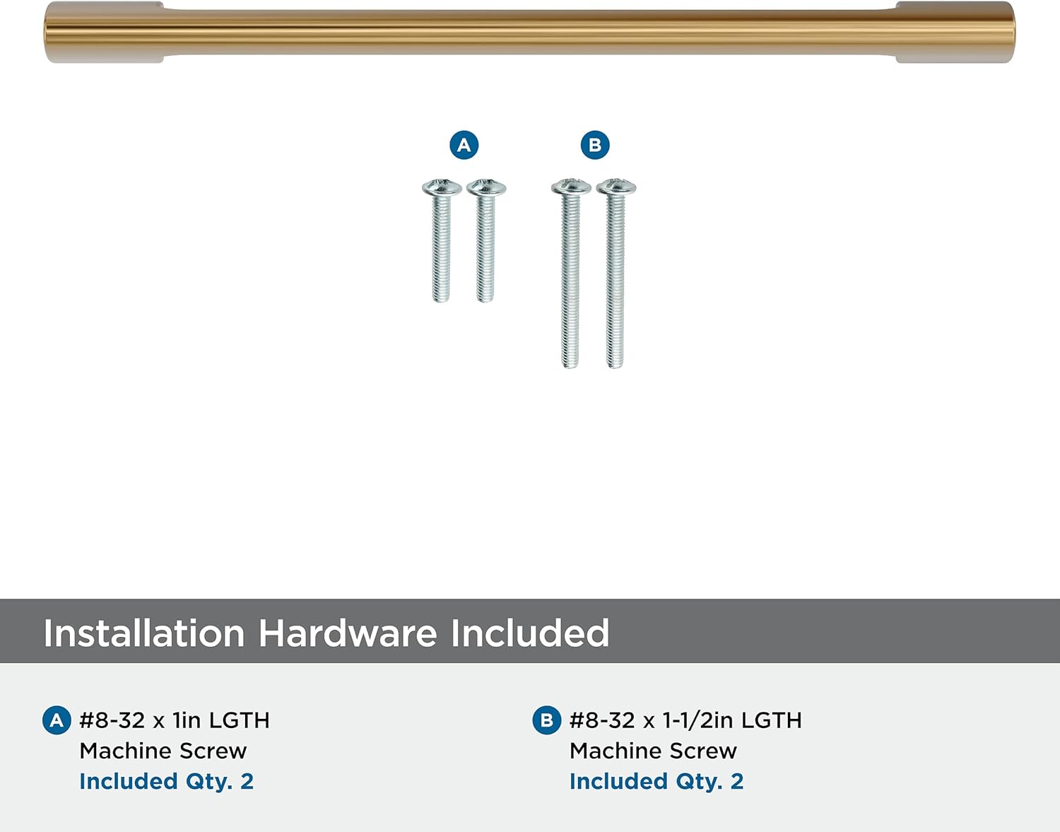 Amerock Riva 7-9/16 inch (192mm) Center-to-Center Champagne Bronze Cabinet Pull, BP55488CZ